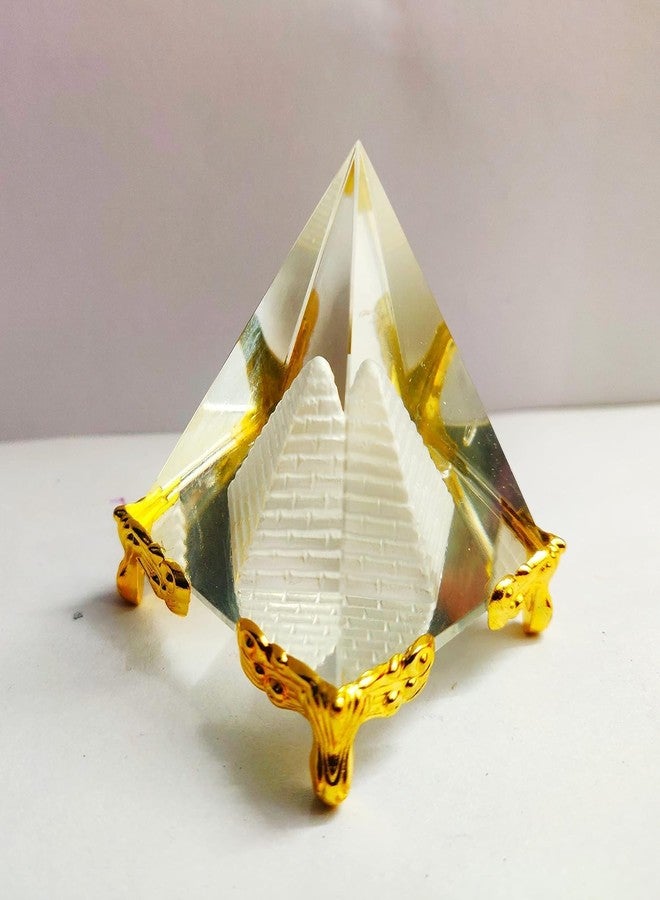 Crazy Sutra Feng Shui Power Combo Education Tower with Crystal Pyramid - Best for Positive Energy Prosperity Success Career and Luck - Image 2